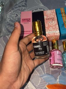 GUCCI &amp; CHANEL Pro Perfume set of 5