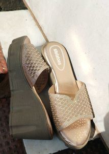 Sparkling Wedge Sandals