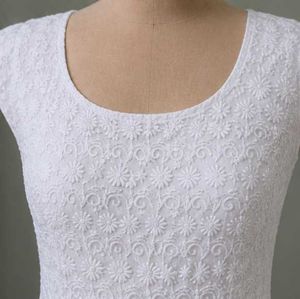 Elegant White Embroidered Blouse