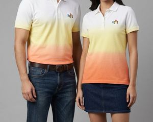 Dip-Dye Polo T-Shirt