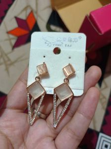 Elegant Diamond Drop Earrings