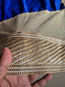 Royal Blue Party Wear Saree