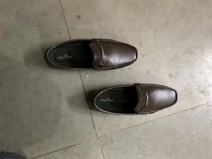 Men's Brown Leather Loafers