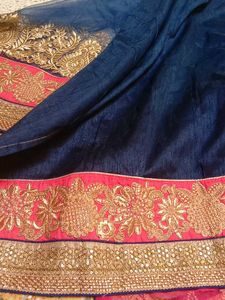 Elegant Embroidered Sari