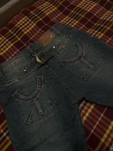 Flared Denim Jeans