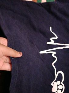 Cute Paw Print Heartbeat T-Shirt