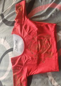 women red blouse