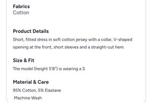 H&amp;M Polo Neck Dress
