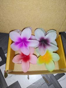 Set of 4 Flower Hair Clips