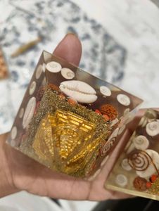 Pack of 2 Lakshmi Yantra Pyramid