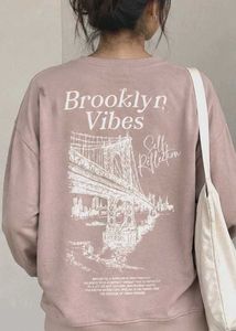 Brooklyn Vibes Crewneck Sweatshirt🩷