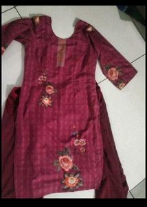 Mehroon colour salwar suit