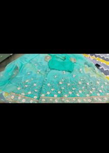 😍SALE 😍Sea Green Beautiful Saree