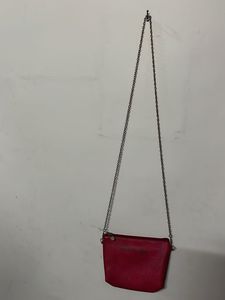 Chic Red Chain Sling Bag (Michael Kors)