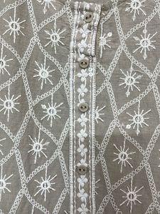 100%cotton branded chikan work suit