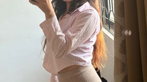 Striped Button-Down Shirt
