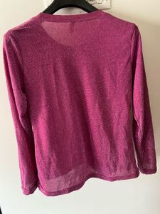 Sparkling Pink Long Sleeve Top