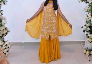 Offer 10 Number Mustard Colour Suit