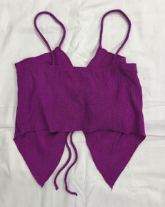 Purple Crop Top