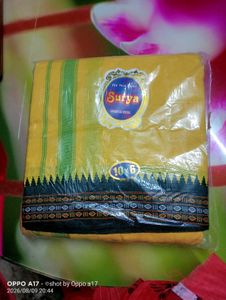 pure cotton dhoti jode (dhoti with uttari)