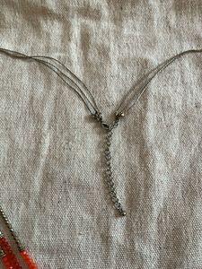 Crystal Orange Beaded Necklace