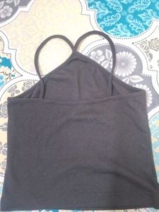 Classic Black Spaghetti Strap Tank Top
