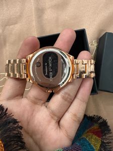 Rose Gold Analog Watch