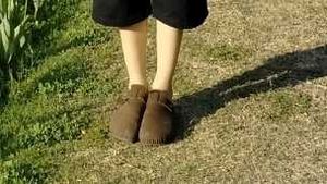 Brown Suede Clogs