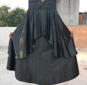Elegant Black Ethnic Gown