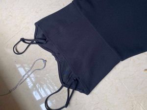 h&amp;m Chic Black Corset Mini Dress