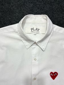 Comme des Garcons Play White Heart Shirt