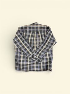 Pierre Cardin plaid shirt is a vintage-style