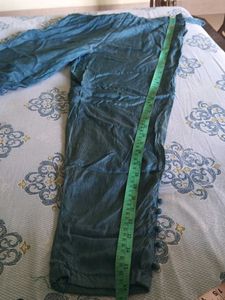 Green Chevron Print nayracut Suit Set