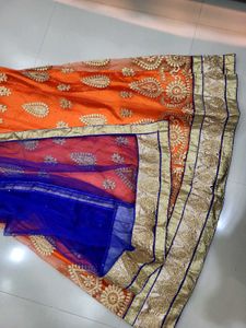 Orange Lehenga Choli Women
