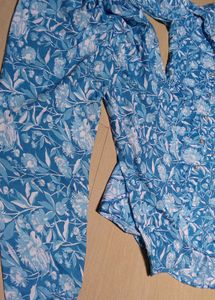 Stylish Summer Sky Blue Cord-set
