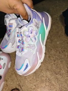 Beautiful shoes with sticker