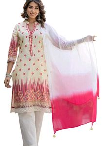 Elegant Ethnic Kurta Set with Dupatta