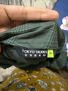 Stylish Dark Green Skirt