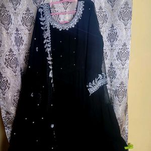 Elegant Black Ethnic Gown