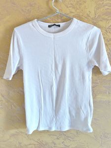 Classic Combo of 2 Ribbed T - Shirt (Red&amp;White)