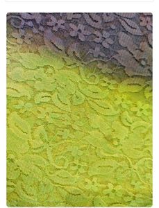 Green net saree with blouse piece