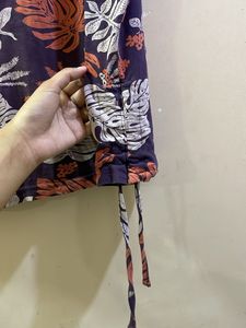 Floral Print Casual Top