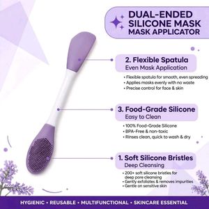 Silicone Mask Applicator Brush Set