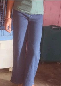 Wide Leg Denim Jeans
