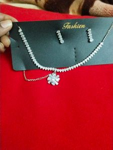 Beutiful Girls Necklace Silver