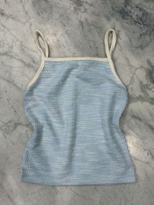 Textured Fitted Cami Top