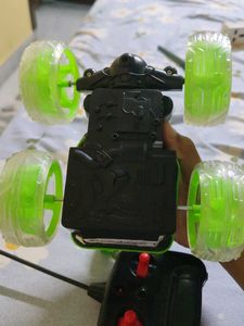 RC Stunt Car with Lights &amp; Remote
