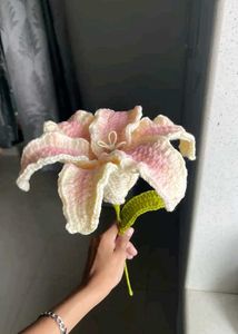 Handmade Crocheted Lily Flower