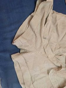 Striped Tie-Waist Shorts