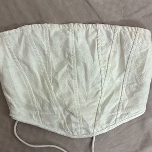 White Corset Top